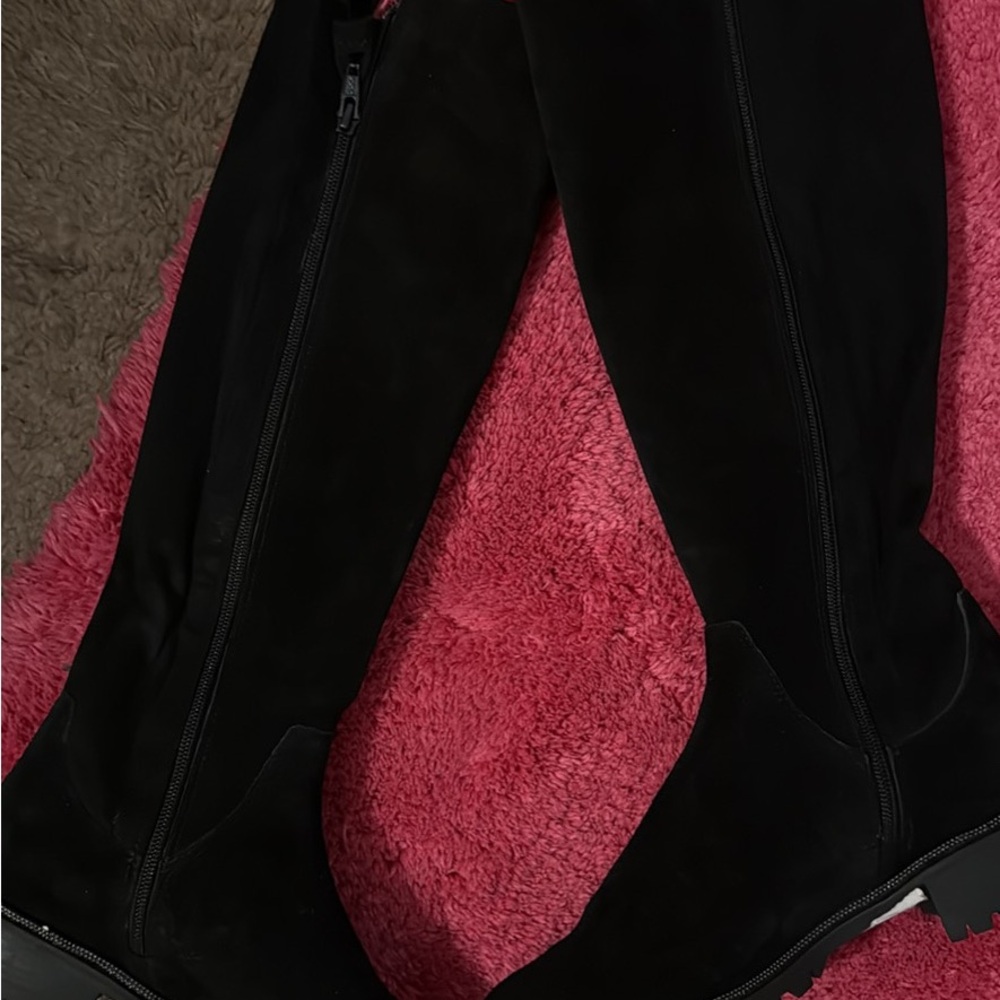 Black Knee-High Boots